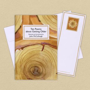 View ‘Ten Poems about Getting Older’ group shot Group image of the Ten Poems about Getting Older poetry pamphlet on a decorative background