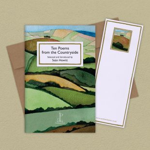 View ‘Ten Poems from the Countryside’ group shot Group image of the Ten Poems from the Countryside poetry pamphlet on a decorative background